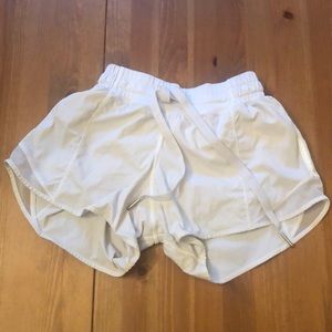 White Lululemon Shorts
